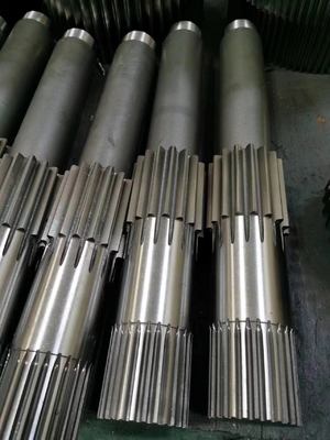Alloy Steel Transmission Gear Shaft And Involute Spline Shaft AISI 8620 420mm
