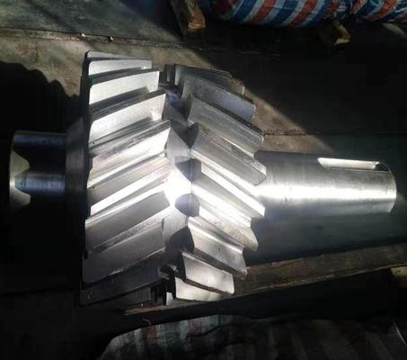 Customized Transmission Gears Forging Steel Double Helical Gear Shaft