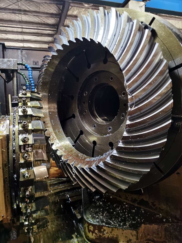 Spiral Bevel Gear Teeth Cutting Material Alloy Steel AISI 8620
