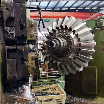 Engranaje recto del inglete del módulo del OEM 14 de los engranajes cónicos del equipo recto de la trituradora