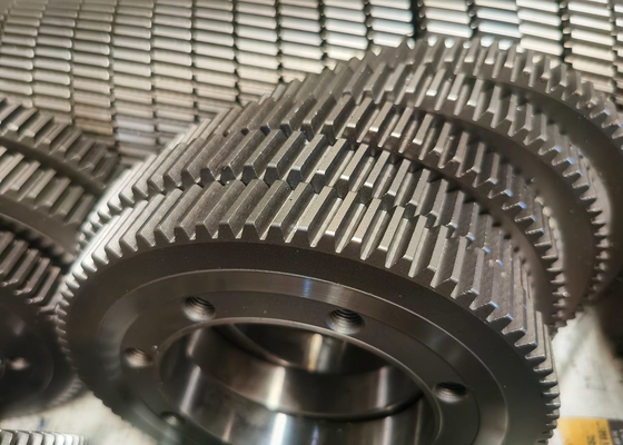 20CrMnTi acero de mano derecha Helix Gear 2 módulo de tornillo para aplicaciones industriales