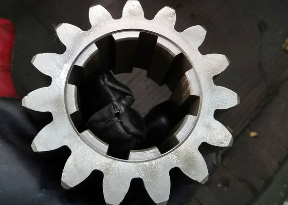 16 engranaje de estímulo de pulido del metal del engranaje del módulo 15T con la tira echada a un lado recta