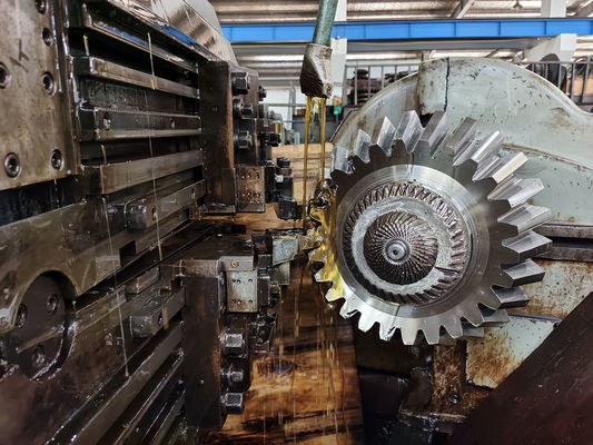 Engranaje del SAE 4320 que forma el engranaje cónico recto del piñón de la trituradora del cono para el equipo minero