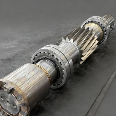 20CrMnTi Eje de engranaje de transmisión OEM de grado ISO 6 de tipo cilíndrico