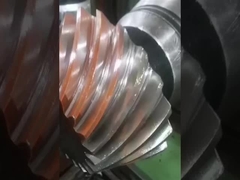 Espiral de la mano derecha del eje de engranaje del bisel 6.5 módulo 503mm longitud