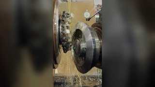 Rectificado de engranajes cónicos en espiral después del tratamiento térmico